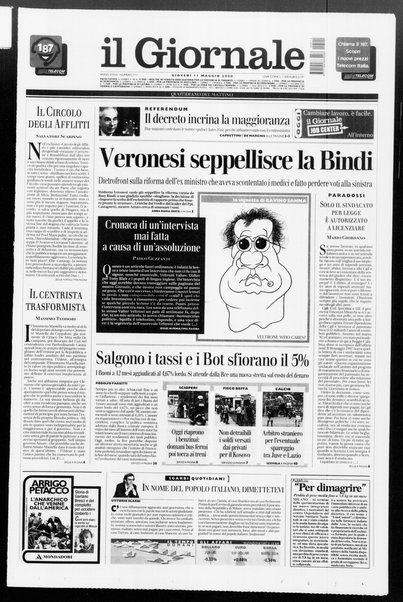 Il giornale : quotidiano del mattino